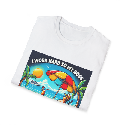 Work Humor T-Shirt "I Work Hard" TShirt - Unisex