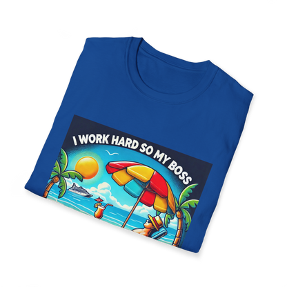 Work Humor T-Shirt "I Work Hard" TShirt - Unisex